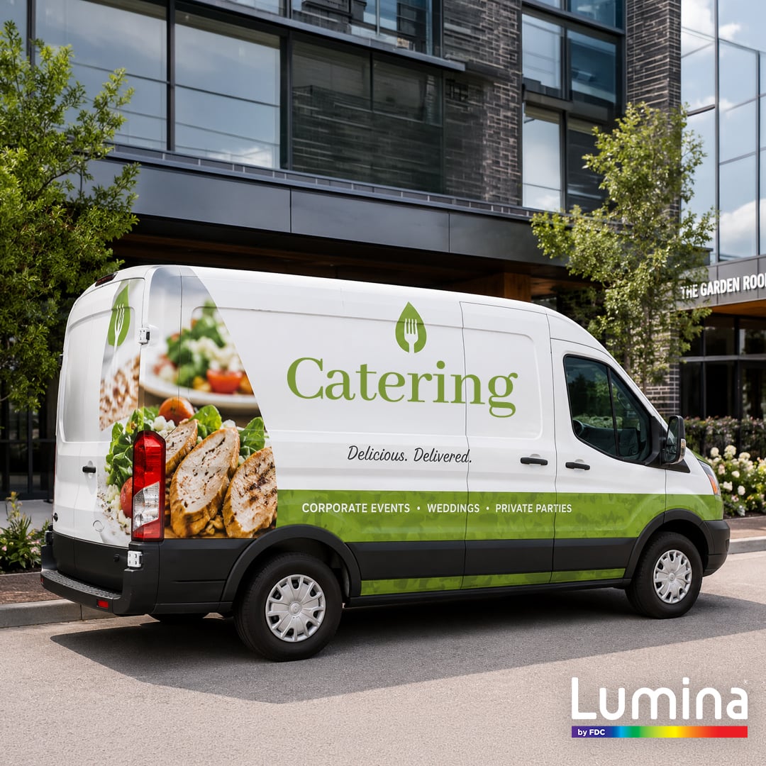 Lumina® by FDC 7128 Print Media: Premium Cast Vinyl Wrap Film, Low Profile Air Egress Adhesive