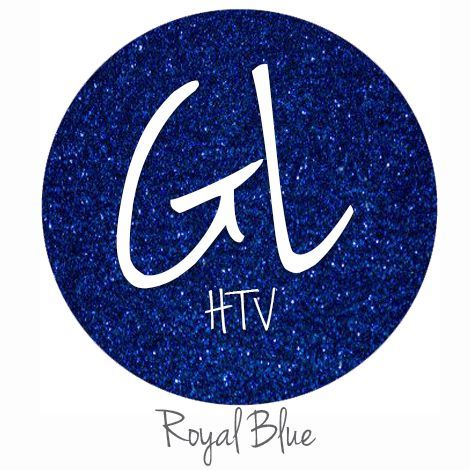 Glitter HTV - Royal Blue 20" x 12" - Sheet