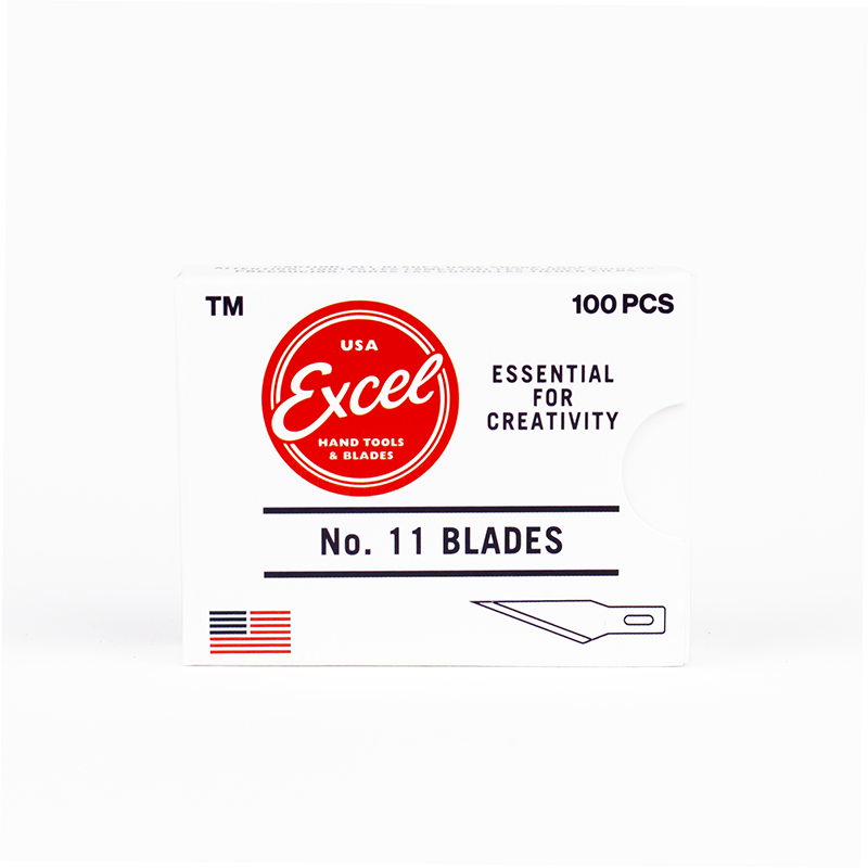 Excel #11 replacement blades, box of 100