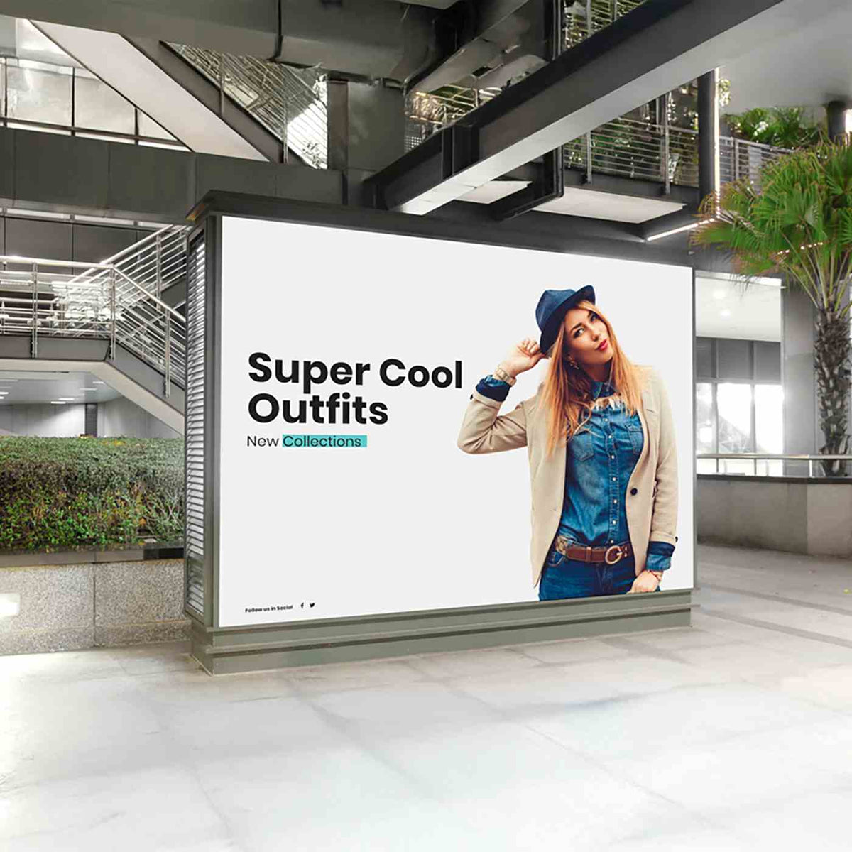 Fashion promotional display panel, from the Metamark MDL-100B gallery.