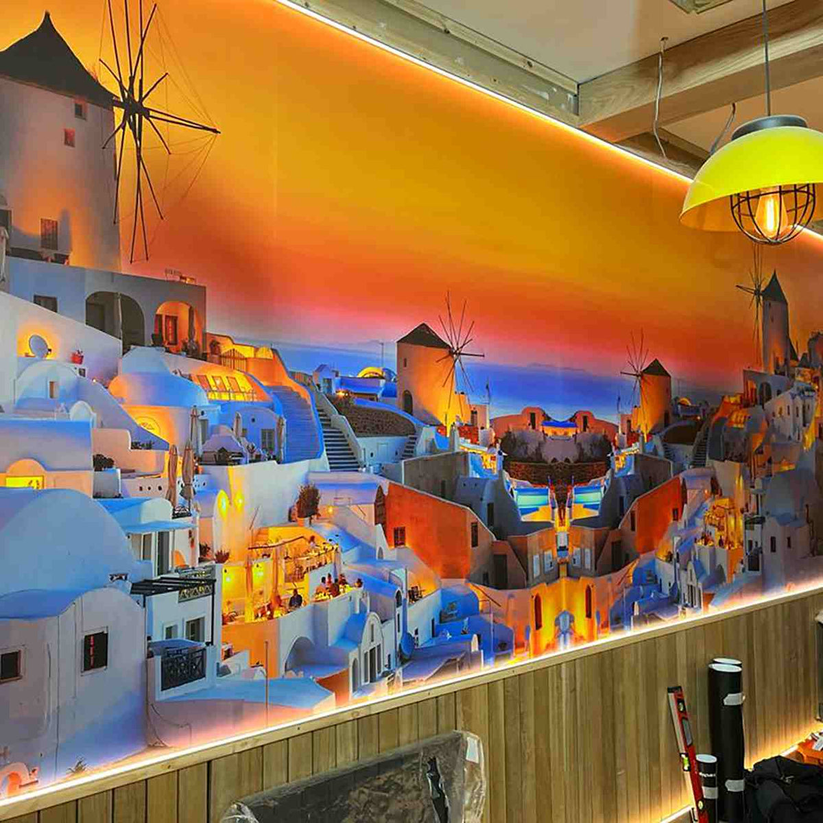 Scenic sunset wall mural, from the MetaGrab MD5-UB gallery.