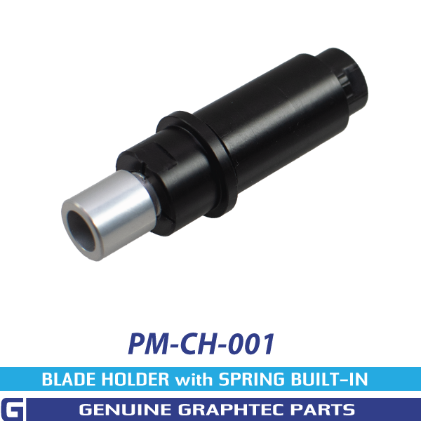 Genuine Graphtec PM-CH-001 blade holder with built-in spring; holder set only, blade and cutter not included