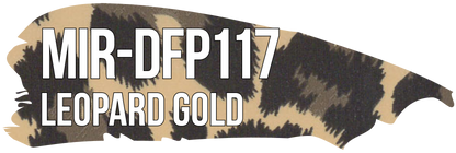 POLI-FLEX MIRROR Leopard Gold pattern-reference swatch, MIR-DFP117.