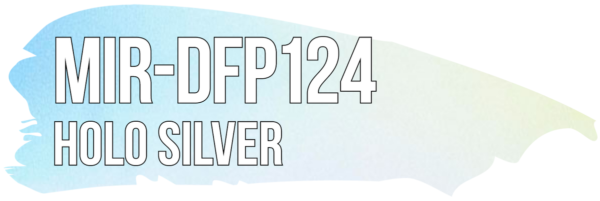 POLI-FLEX MIRROR Holo Silver pattern-reference swatch, MIR-DFP124.