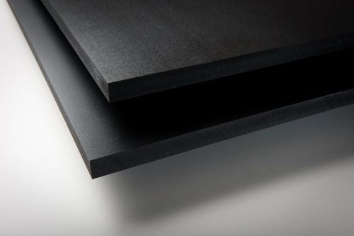 6 MM - PVC- Black -  9" X 18" - Sheet