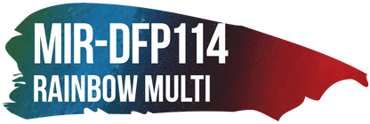 POLI-FLEX MIRROR Rainbow Multi pattern-reference swatch, MIR-DFP114.