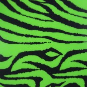 Pattern HTV - Zebra Fluorescent Green - 12" x 15" Sheet