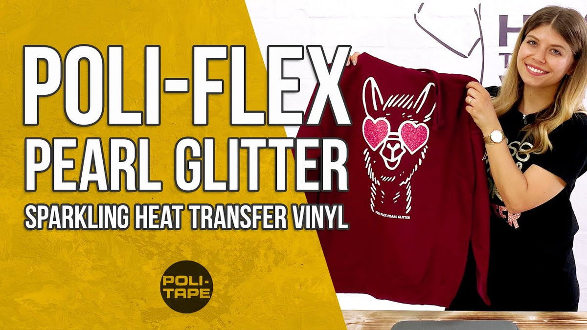 Poli-Flex® Pearl Glitter Heat Transfer Vinyl 15" x 30'