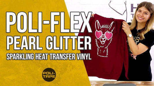 Poli-Flex® Pearl Glitter Heat Transfer Vinyl 15" x 30'