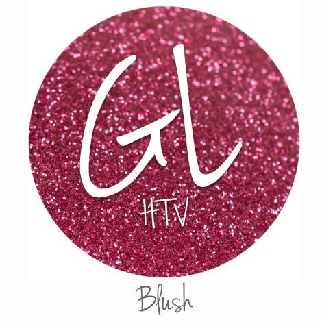 Glitter HTV - Blush  20" x 12"  - Sheet