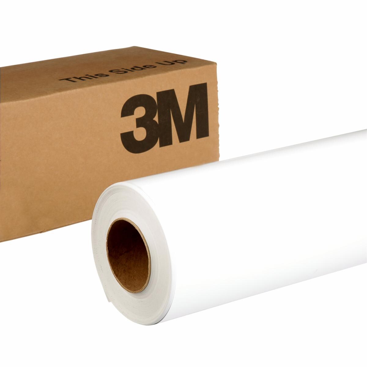 3M Controltac IJ160C-10 Matte White Graphic Film with Comply | 48 / 54 / 60 in Rolls