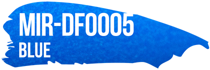 POLI-FLEX MIRROR Blue color-reference swatch, MIR-DF0005.