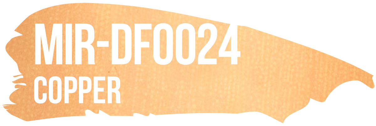 POLI-FLEX MIRROR Copper color-reference swatch, MIR-DF0024.