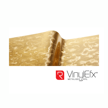 Patterned gold VinylEfx family graphic; representative image, not a sample of the selected smooth gold or silver finish.