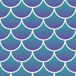 Pattern HTV - Mermaid Scales - 12" x 15" Sheet