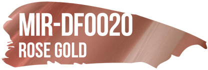 POLI-FLEX MIRROR Rose Gold color-reference swatch, MIR-DF0020.