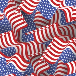 Pattern HTV - American Flags - 12" x 15" Sheet